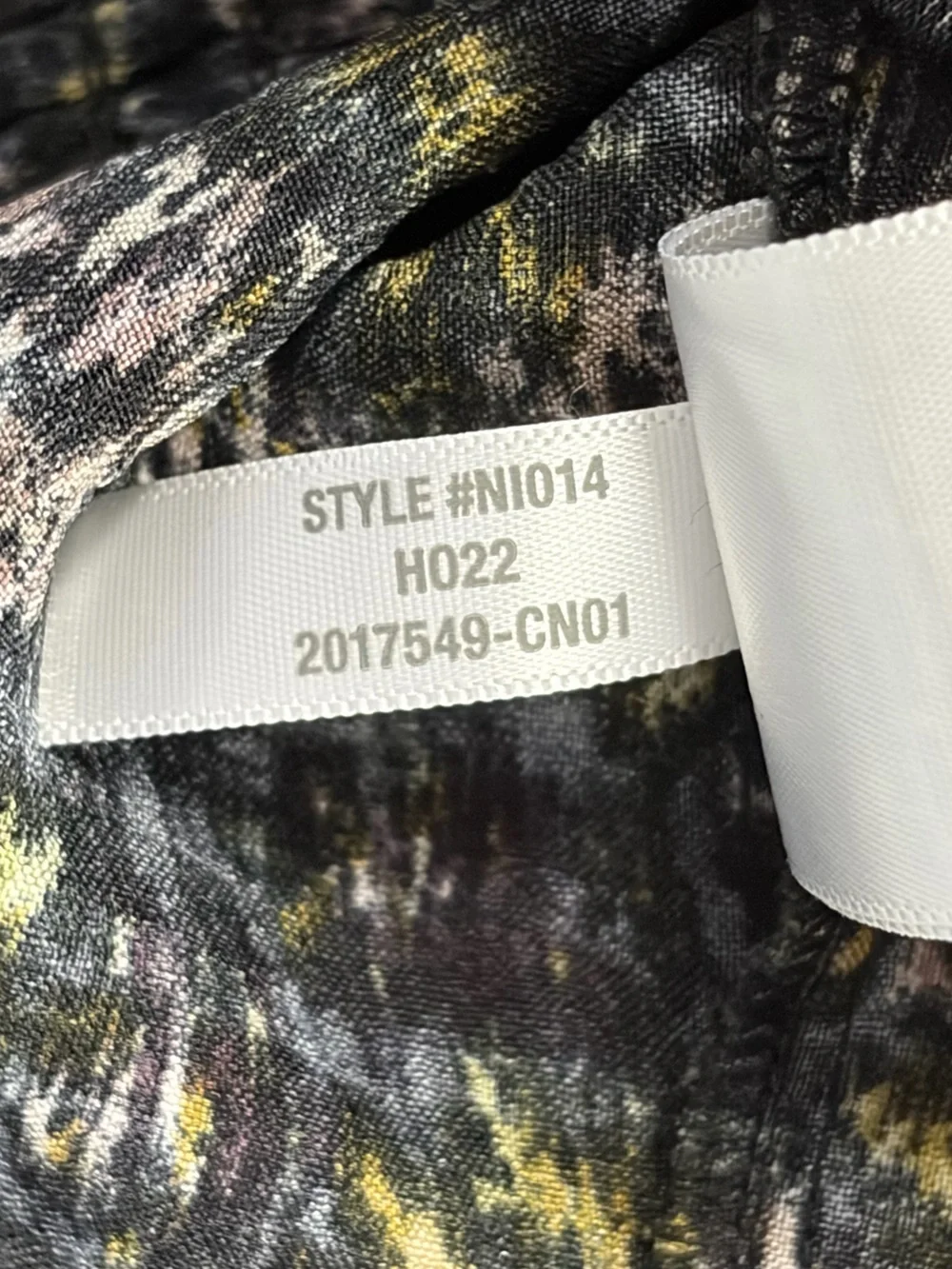 Madewell Hopewell‎ Puff Sleeve Smocked Crop Top in Blurred Ikat Size Small